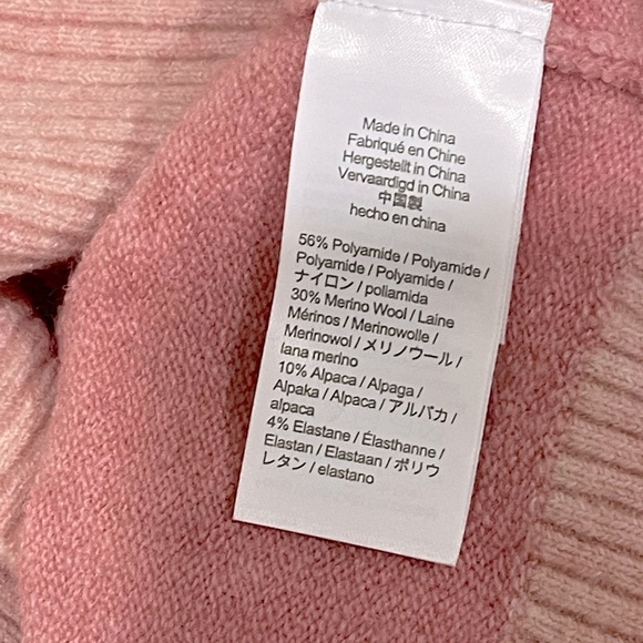 NWT J Crew striped turtleneck sweater in Supersoft yarn sz L - Picture 7 of 8